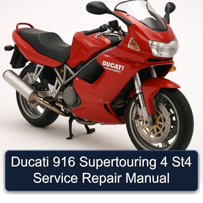 Ducati 916 Supertouring 4 St4 Manual de servicio y reparación
