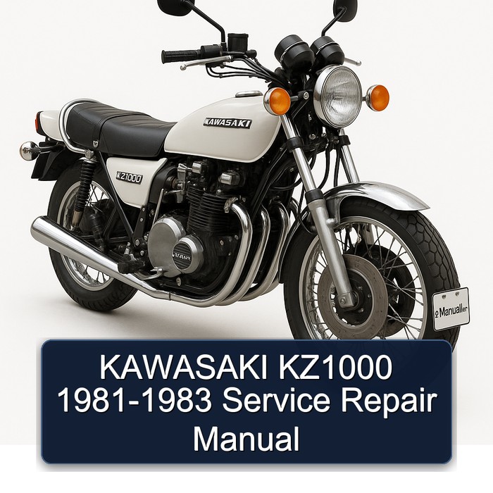 KAWASAKI KZ1000 1981-1983 Manual de servicio y reparación