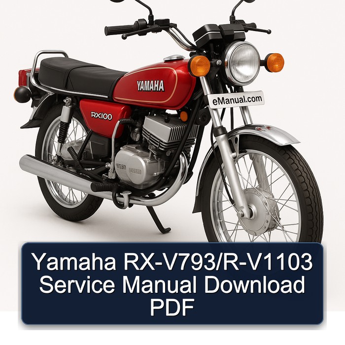 Yamaha RX-V793/R-V1103 Service Manual Download PDF