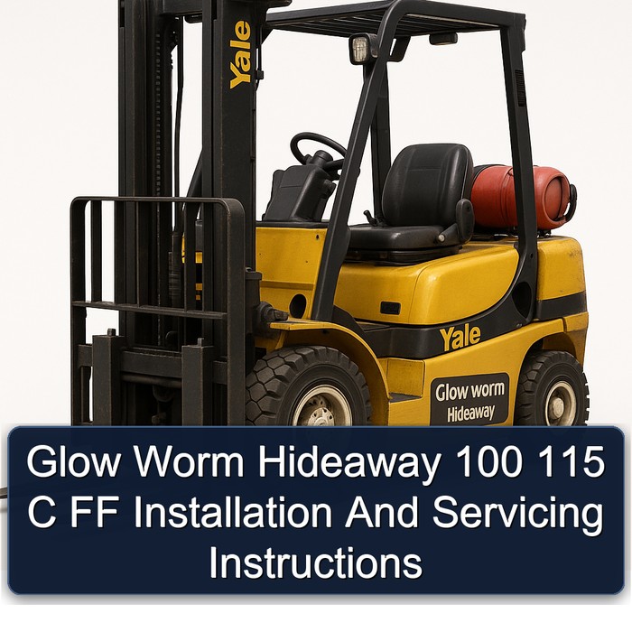 Glow Worm Hideaway 100 115 C FF Installation And Servicing Instructions