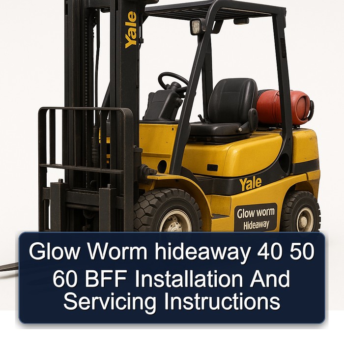 Glow Worm hideaway 40 50 60 BFF Installation And Servicing Instructions