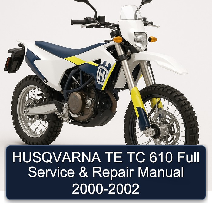 HUSQVARNA TE TC 610 Full Service & Repair Manual 2000-2002