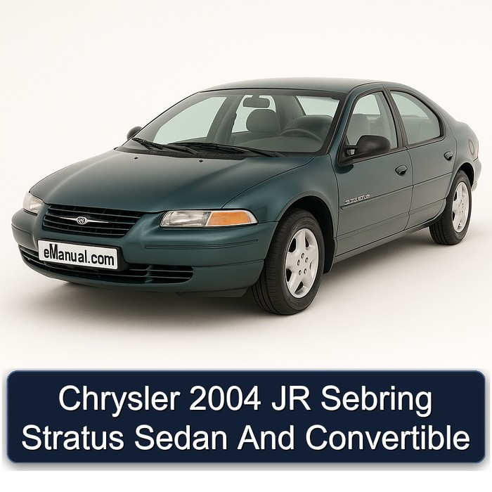 Chrysler 2004 JR Sebring Stratus Sedan And Convertible