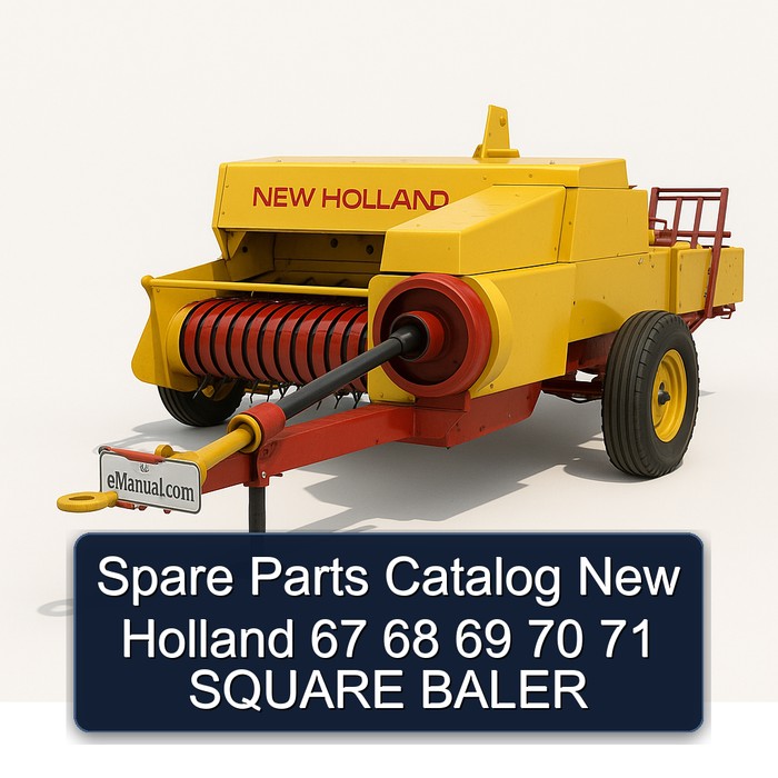 Ersatzteilkatalog New Holland 67-71 Quaderballenpresse