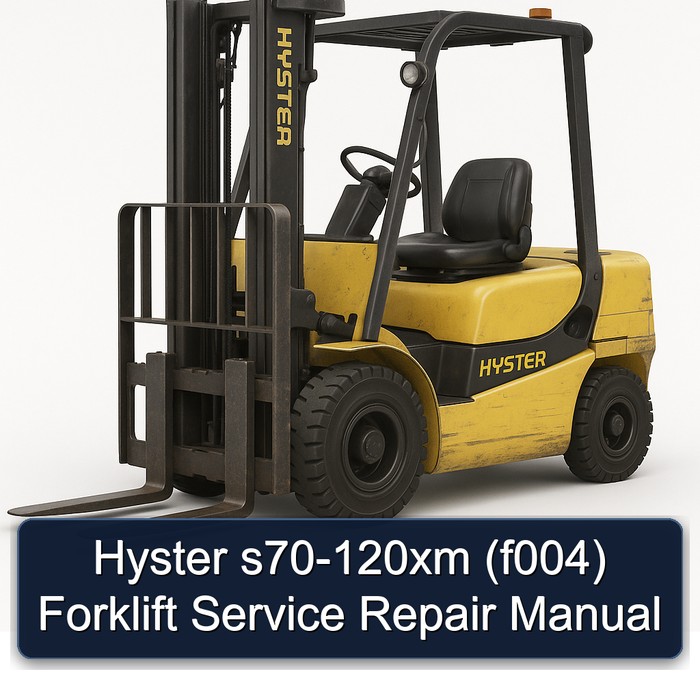 Manual de Servicio y Reparación de la Carretilla Elevadora Hyster s70-120xm