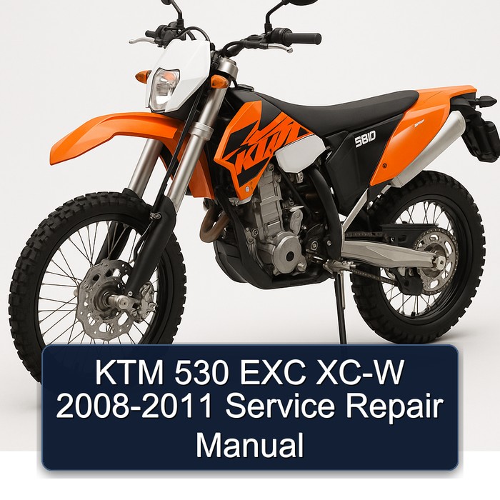 KTM 530 EXC XC-W 2008-2011 Manual de servicio y reparación