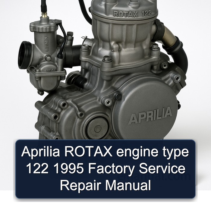 Manual de Reparación y Servicio de Fábrica Aprilia ROTAX 122 1995