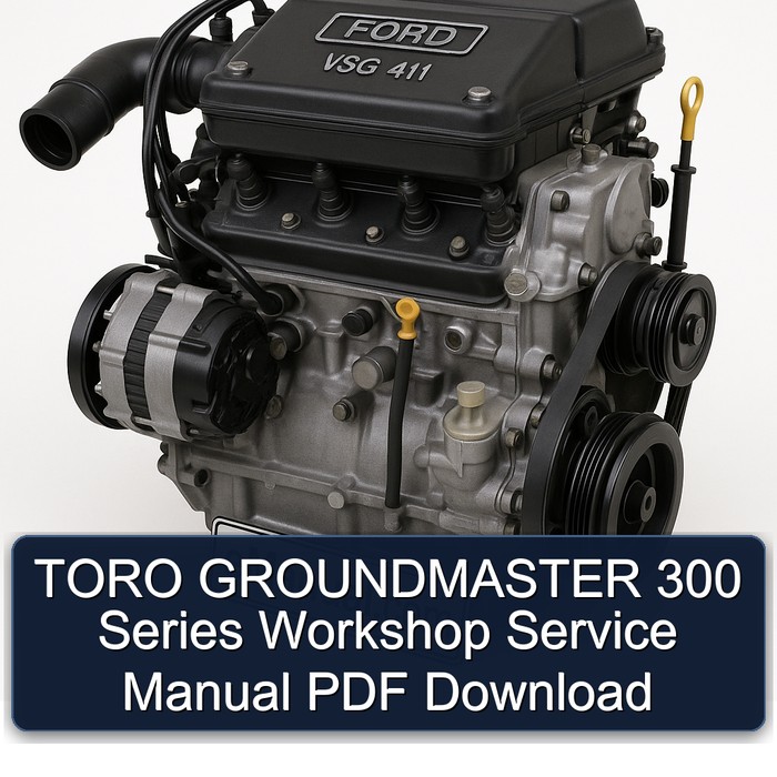TORO GROUNDMASTER 300 Series Workshop Service Manual PDF Download