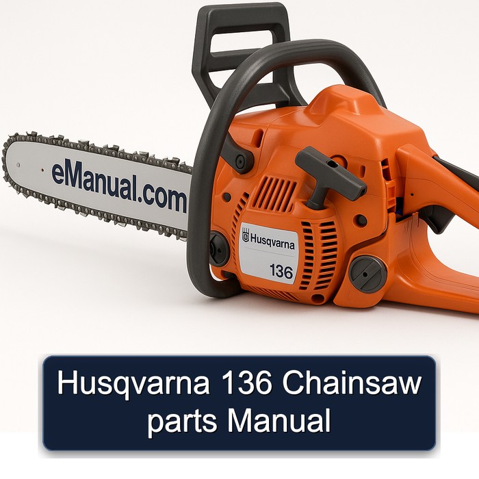 Husqvarna 136 Chainsaw parts Manual