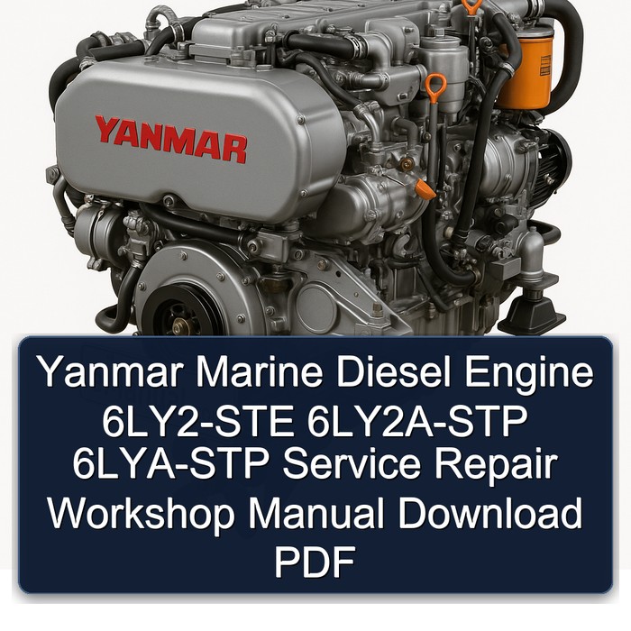Yanmar Marine Diesel Engine 6LY2-STE 6LY2A-STP 6LYA-STP Service Repair Workshop Manual Download PDF