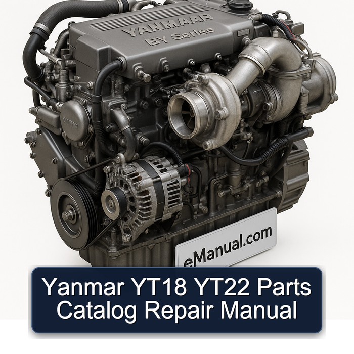 Yanmar YT18 YT22 Parts Catalog Repair Manual 