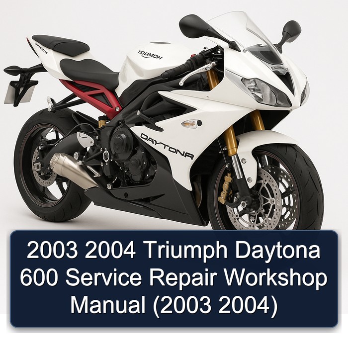 2003 2004 Triumph Daytona 600 Service Repair Workshop Manual (2003 2004)