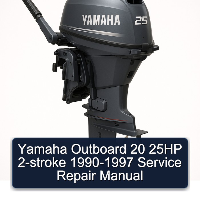 1994 Yamaha Outboard 20 25HP 2-Stroke Workshop Service Repair Manual PDF Download