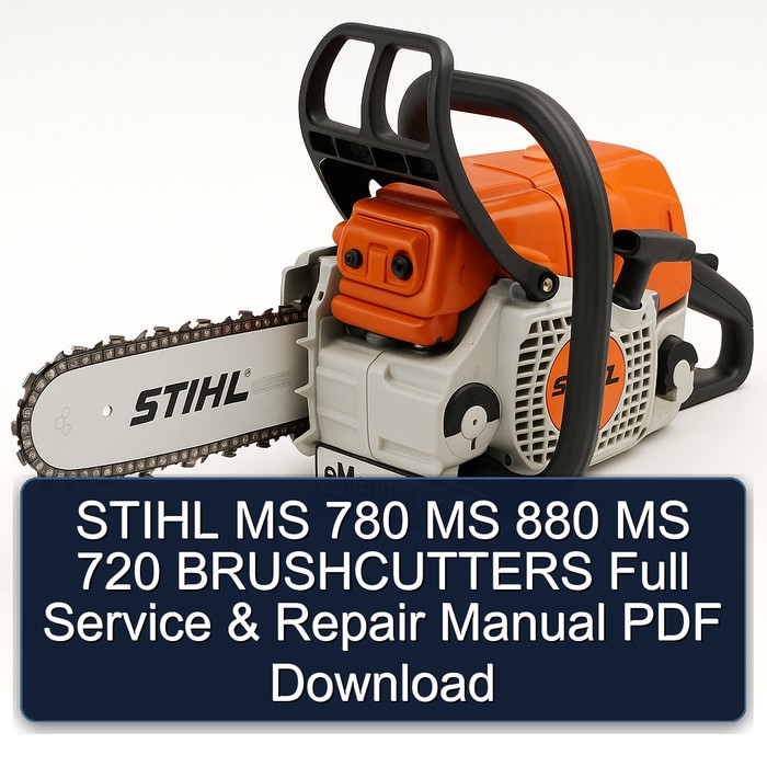 STIHL MS 780 MS 880 MS 720 BRUSHCUTTERS Full Service & Repair Manual PDF Download