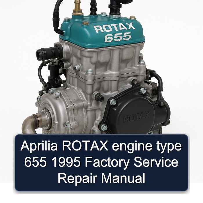 Aprilia ROTAX engine type 655 1995 Factory Service Repair Manual