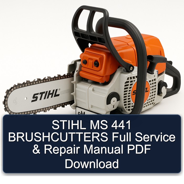 STIHL MS 441 BRUSHCUTTERS Full Manual de servicio y reparación PDF Download
