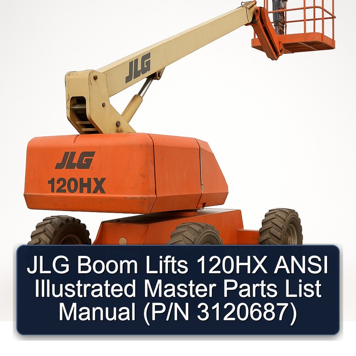 Jlg Boom Lifts 120HX Ansi (P/N 3120687) Parts Catalog PDF Download