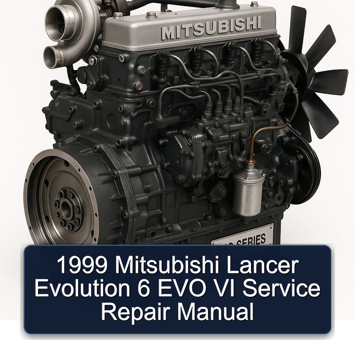 Manual de Reparación y Servicio Mitsubishi Lancer Evolution VI (1999)