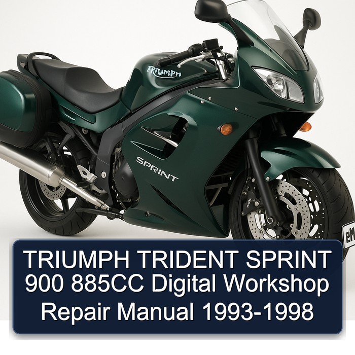 TRIUMPH TRIDENT SPRINT 900 885CC Digital Workshop Repair Manual 1993-1998