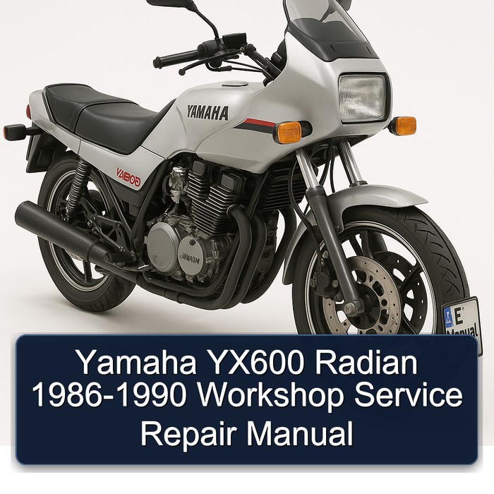 Yamaha YX600 Radian 1986-1990 Workshop Service Repair Manual
