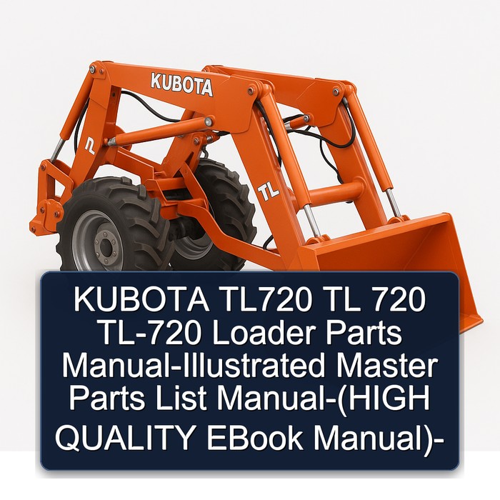 Kubota TL720 TL 720 TL-720 Loader - -(High Quality Ebook ) Parts Catalog PDF Download