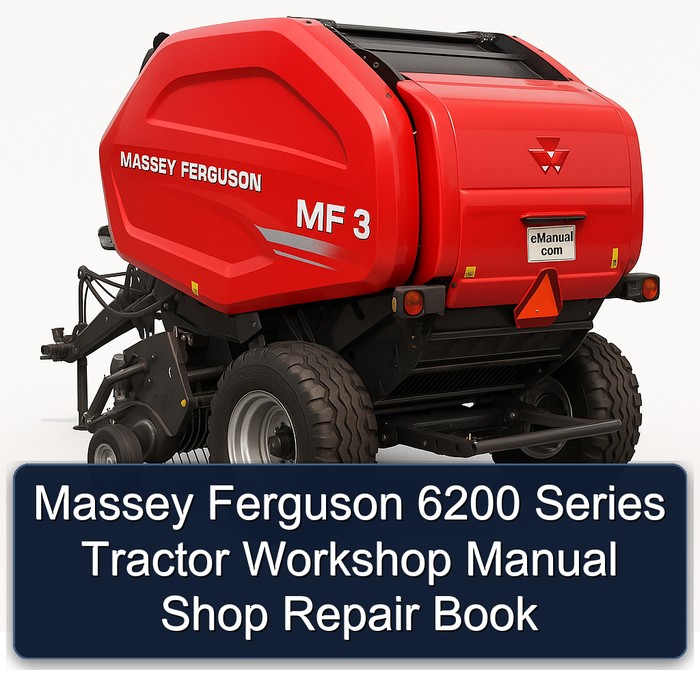 Massey Ferguson 6200 Series Tractor Workshop Manual Shop Repair Book