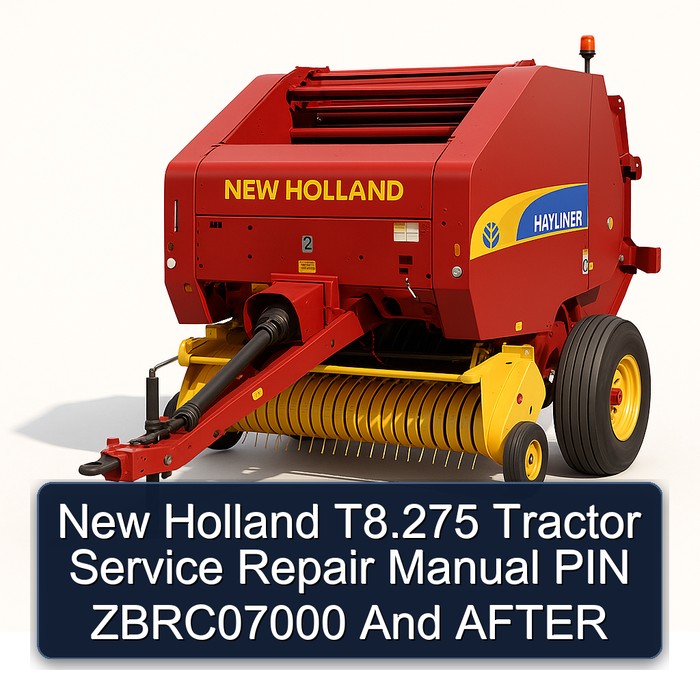New Holland T8.275 Traktor - Service- und Reparaturhandbuch ZBRC07000 und Nachfolgemodelle