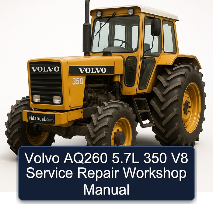 Volvo AQ260 5,7L 350 V8 Service- und Reparaturhandbuch