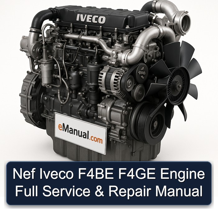 Nef Iveco F4BE F4GE Engine Full Manual de servicio y reparación