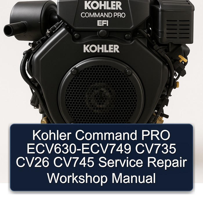 Manual de Servicio y Reparación Kohler Command PRO ECV630-ECV749 CV735 CV26 CV745