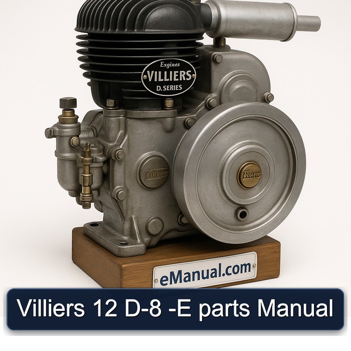 Manual de Partes Villiers 12 D-8 -E