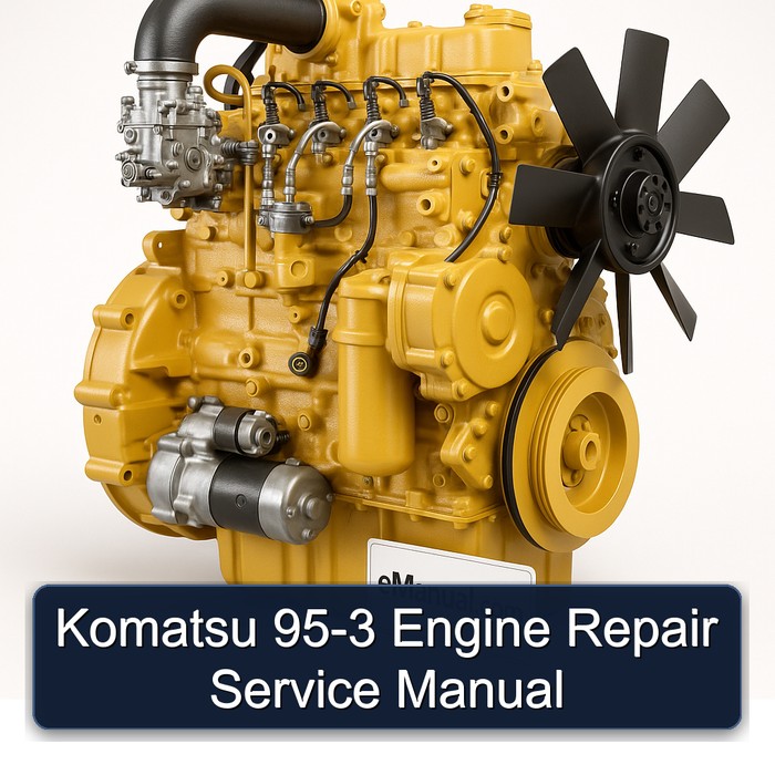 Komatsu 95-3 Engine Repair Service Manual 