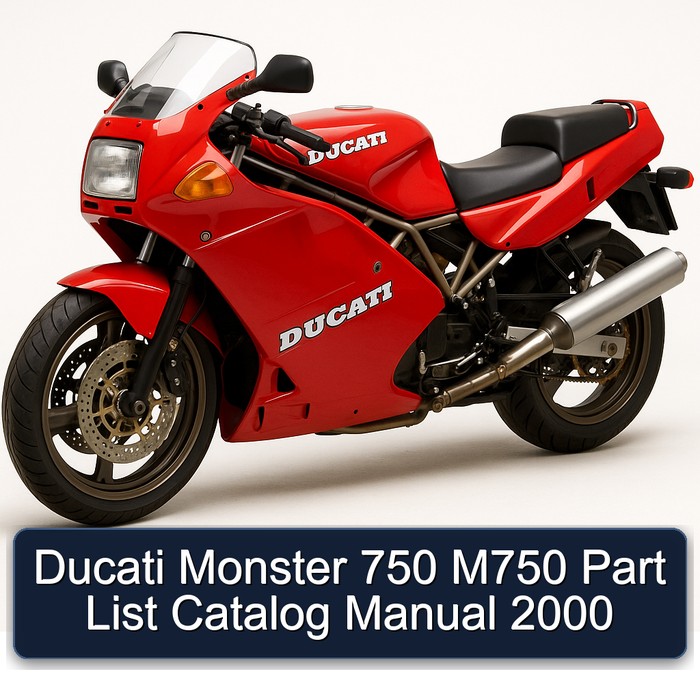 Ducati Monster 750 M750 Part List Catalog Manual 2000