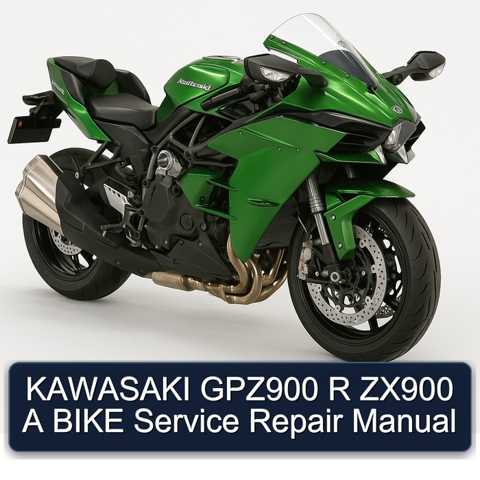 KAWASAKI GPZ900 R ZX900 A BIKE Manual de servicio y reparación