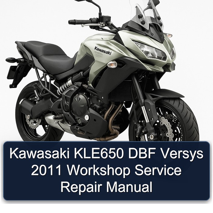 Kawasaki KLE650 DBF Versys 2011 Workshop Manual de servicio y reparación