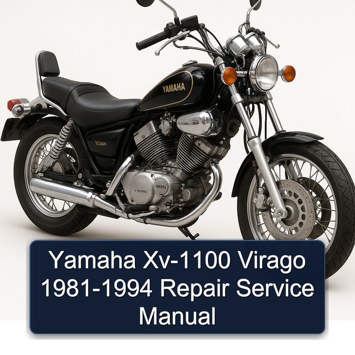 Yamaha Xv-1100 Virago 1981-1994 Repair Service Manual