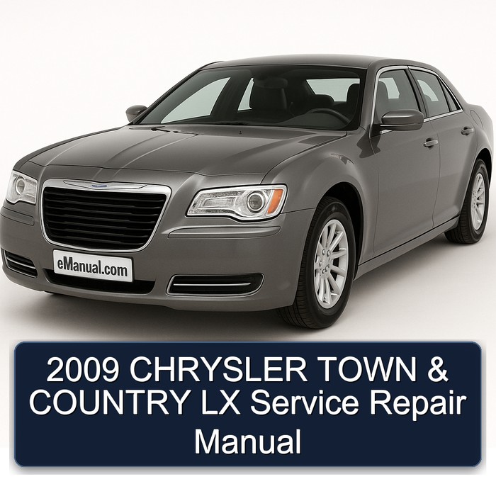 2009 CHRYSLER TOWN & COUNTRY LX Manual de servicio y reparación