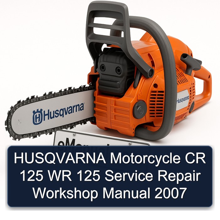 HUSQVARNA Motorcycle CR 125 WR 125 Service Repair Workshop Manual 2007