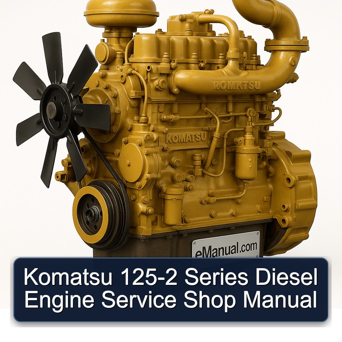 Komatsu 125-2 Series Diesel Engine Service Shop Manual
