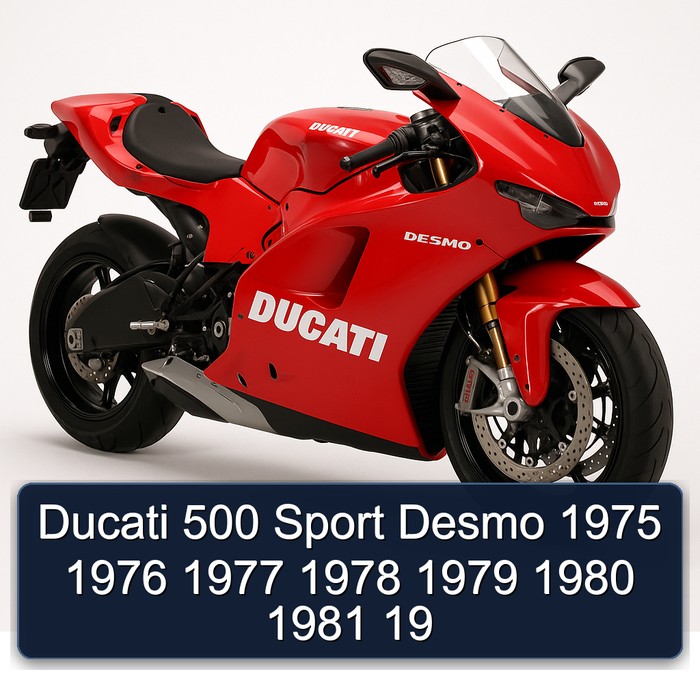 Ducati 500 Sport Desmo 1975 1976 1977 1978 1979 1980 1981 19