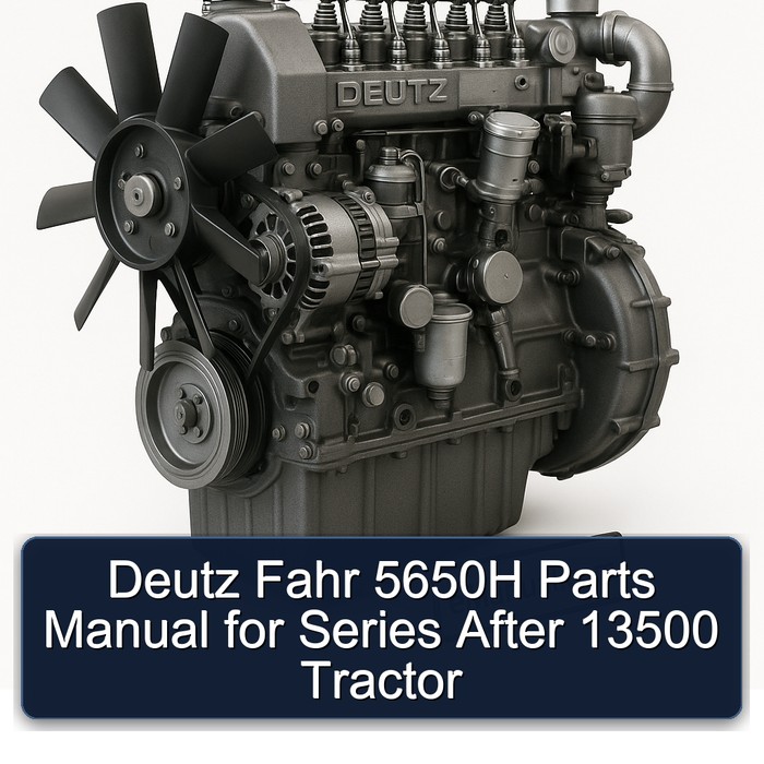 Manual de Partes Deutz Fahr 5650H Serie Posterior a 13500