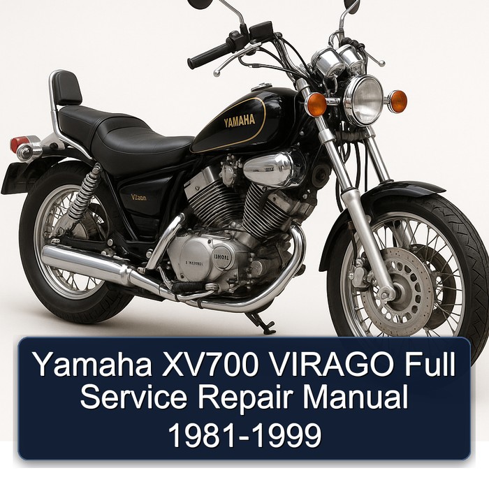 Yamaha XV700 VIRAGO Full Service Repair Manual 1981-1999