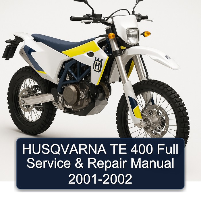 HUSQVARNA TE 400 Full Manual de servicio y reparación 2001-2002