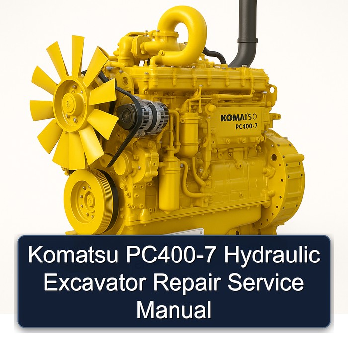 Komatsu PC400-7 Hydraulic Excavator Repair Service Manual 