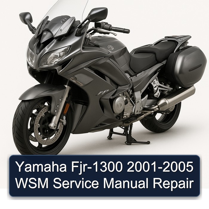 Yamaha Fjr-1300 2001-2005 WSM Service Manual Repair 