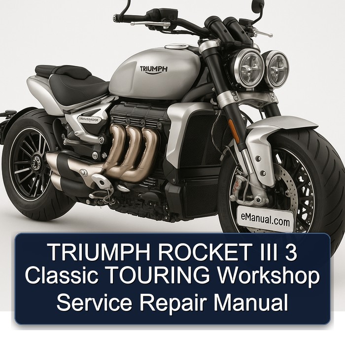 TRIUMPH ROCKET III 3 Classic TOURING Workshop Manual de servicio y reparación
