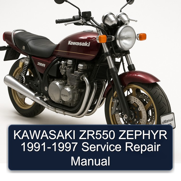 KAWASAKI ZR550 ZEPHYR 1991-1997 Manual de servicio y reparación
