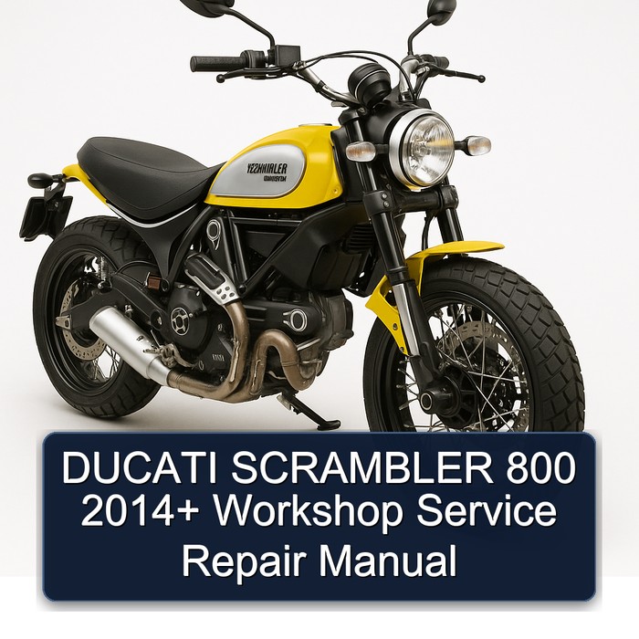 DUCATI SCRAMBLER 800 2014+ Workshop Manual de servicio y reparación