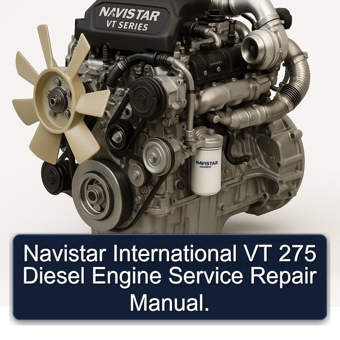 Navistar International VT 275 Diesel Engine Manual de servicio y reparación.