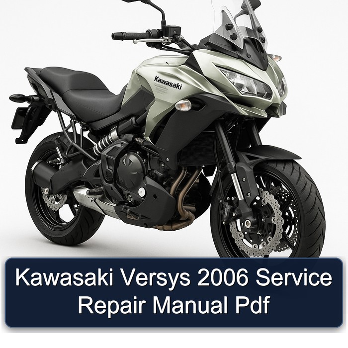 Kawasaki Versys 2006 Manual de servicio y reparación Pdf